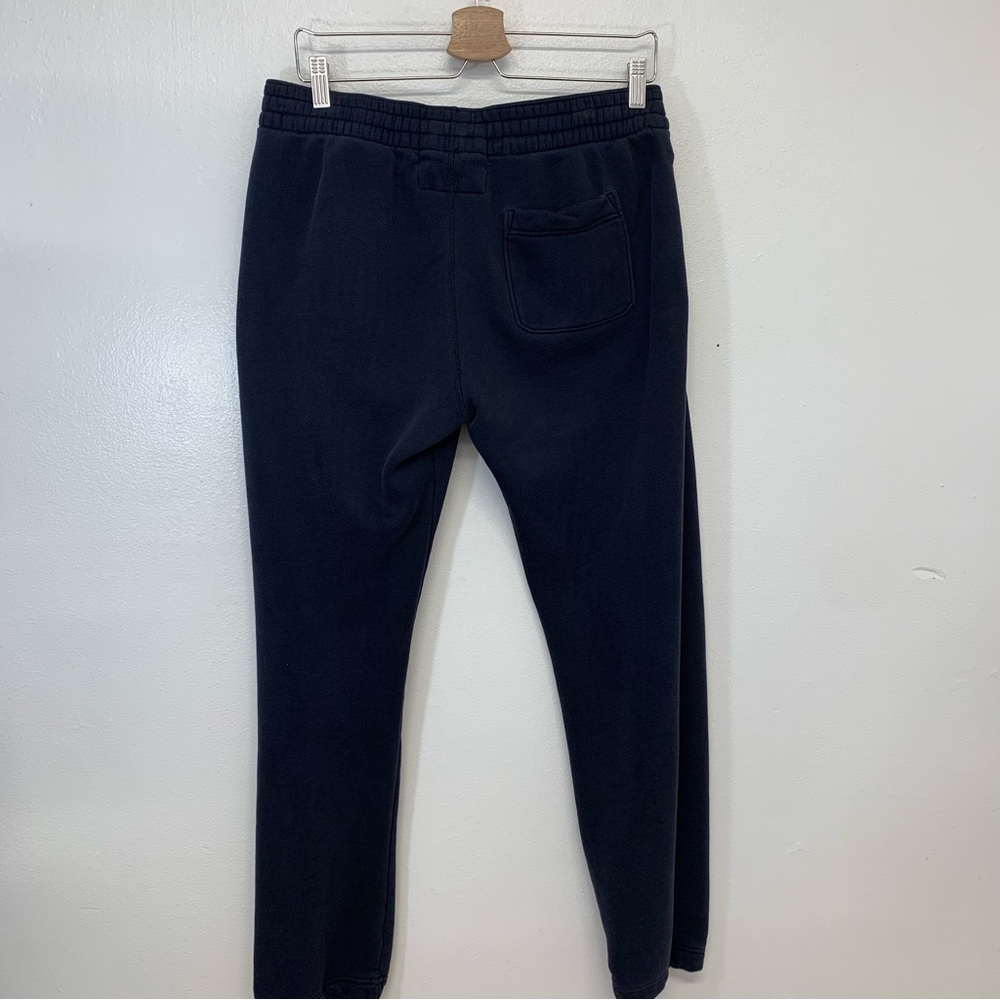 Hollister Mens Sweatpants Y2K Medium Lounge Blue Red Spell Out Pockets Casual - Picture 3 of 12
